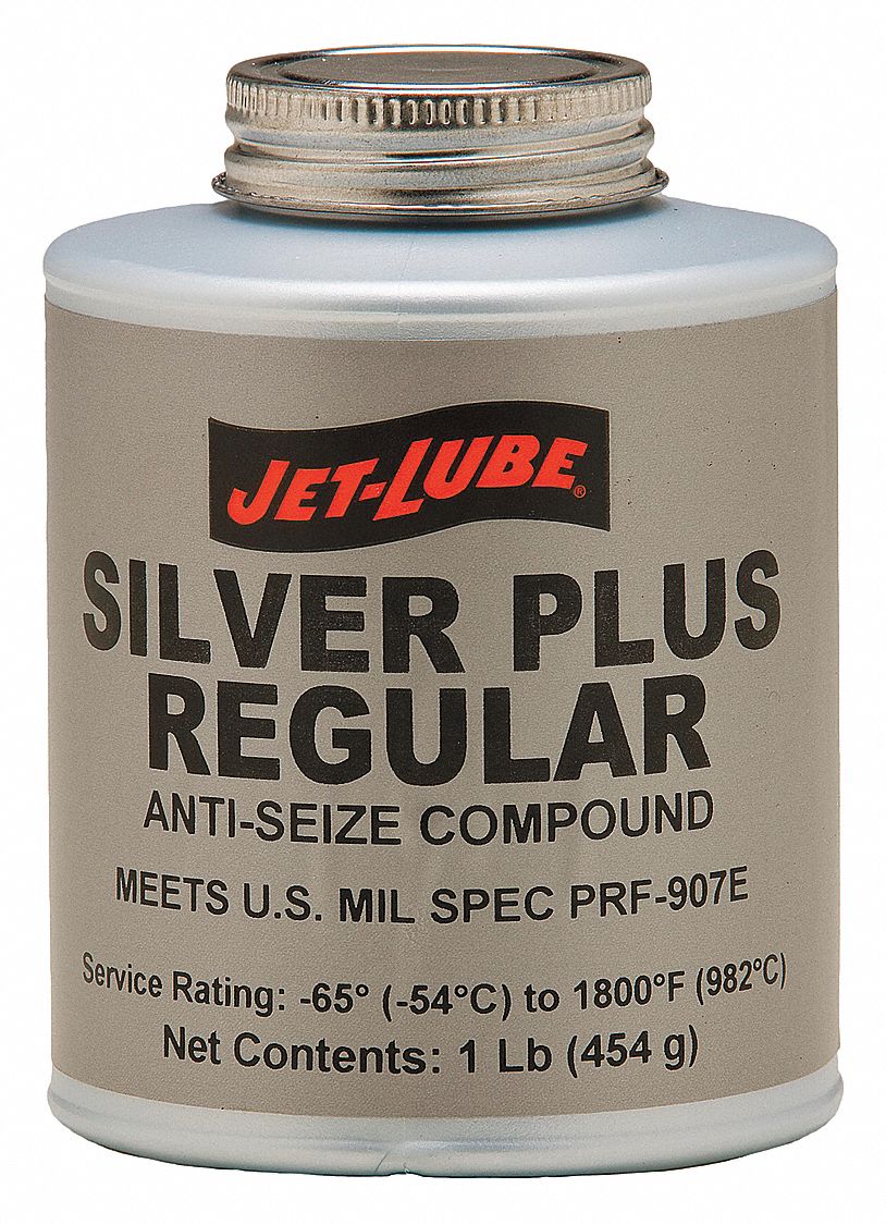 JET-LUBE General Purpose Anti-Seize, 1/2 lb., Brush-Top Can, Aluminum ...