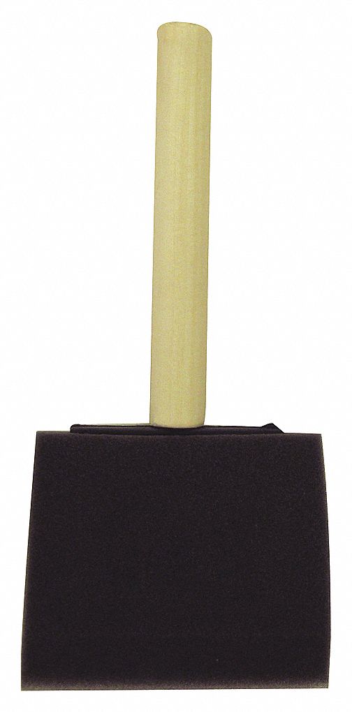 BROSSE EN MOUSSE HAUTE DENSITÉ, 6 1/2 POLX1/2PO EPAIS, MOUSSE /BOIS
