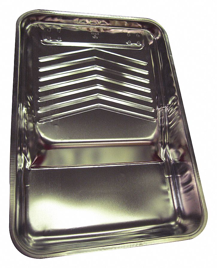 PAINT TRAY, 2 L, 16 1/2 X 11 1/2 X 3 1/4 IN, METAL
