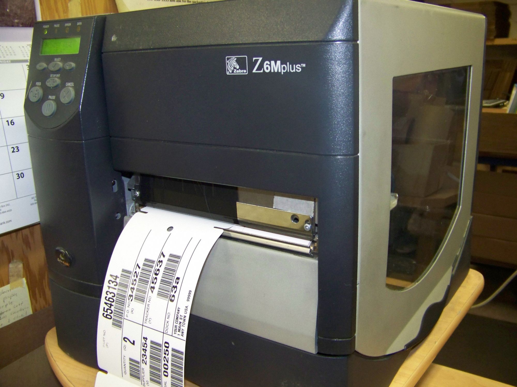 BADGER TAG & LABEL CORP Thermal Transfer Label Rolls Ribbon Required