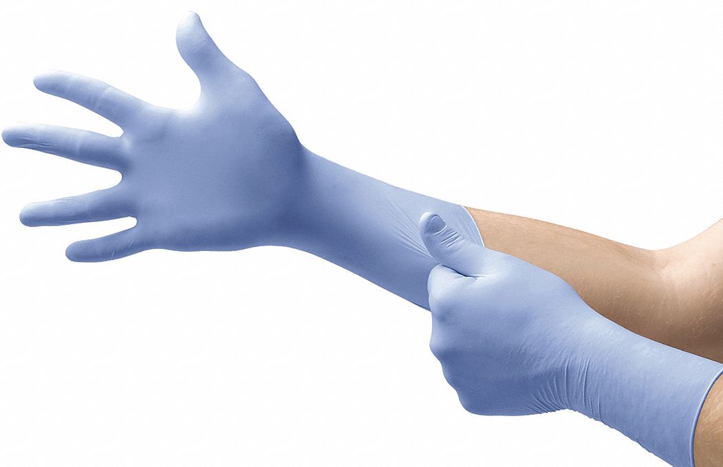 Dispos Gloves,Nitrile, Extend cuff,2XL