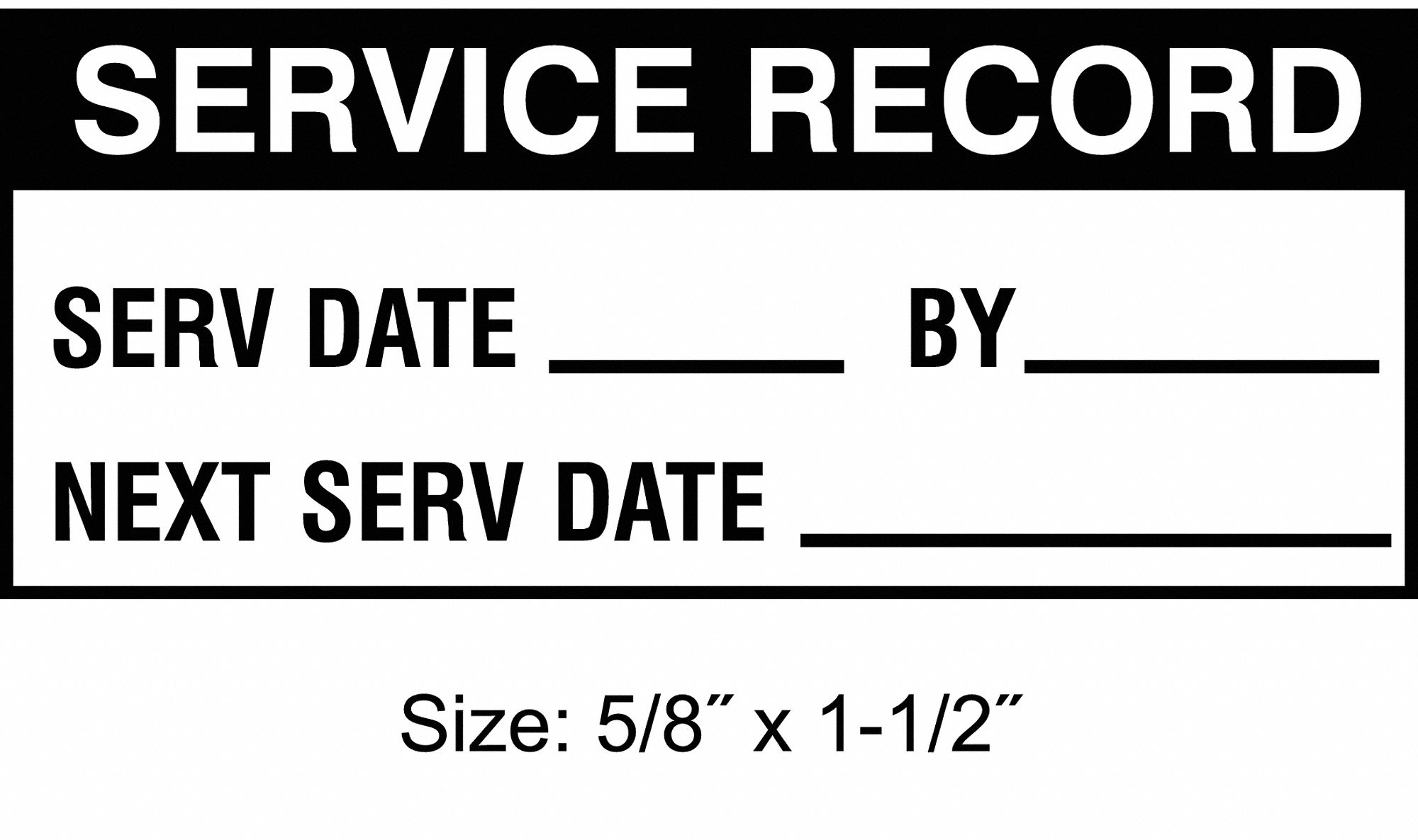 INSPECTION LABEL,ENG,MAINTENANCE,PK350