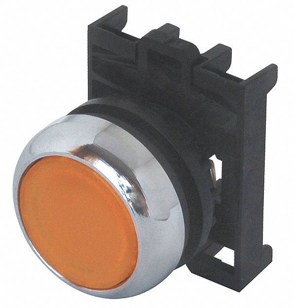 Flush Push Button: 22 mm Mounting Size, Non-Metallic, Momentary