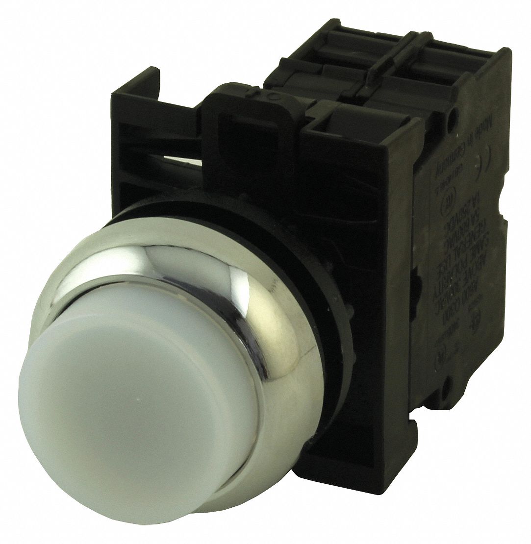 EATON Illuminated Push Button, 22 mm, Maintained / Momentary, Extended