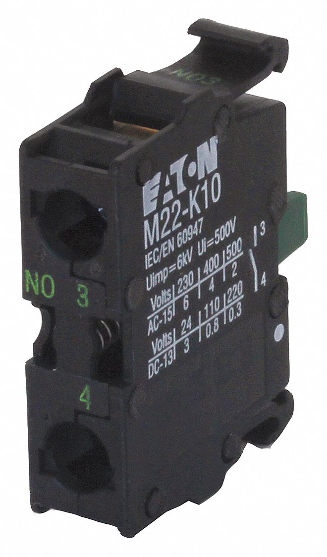 Details about   CUTLER HAMMER E22C7 Contact Block with 1 N/O Contact 