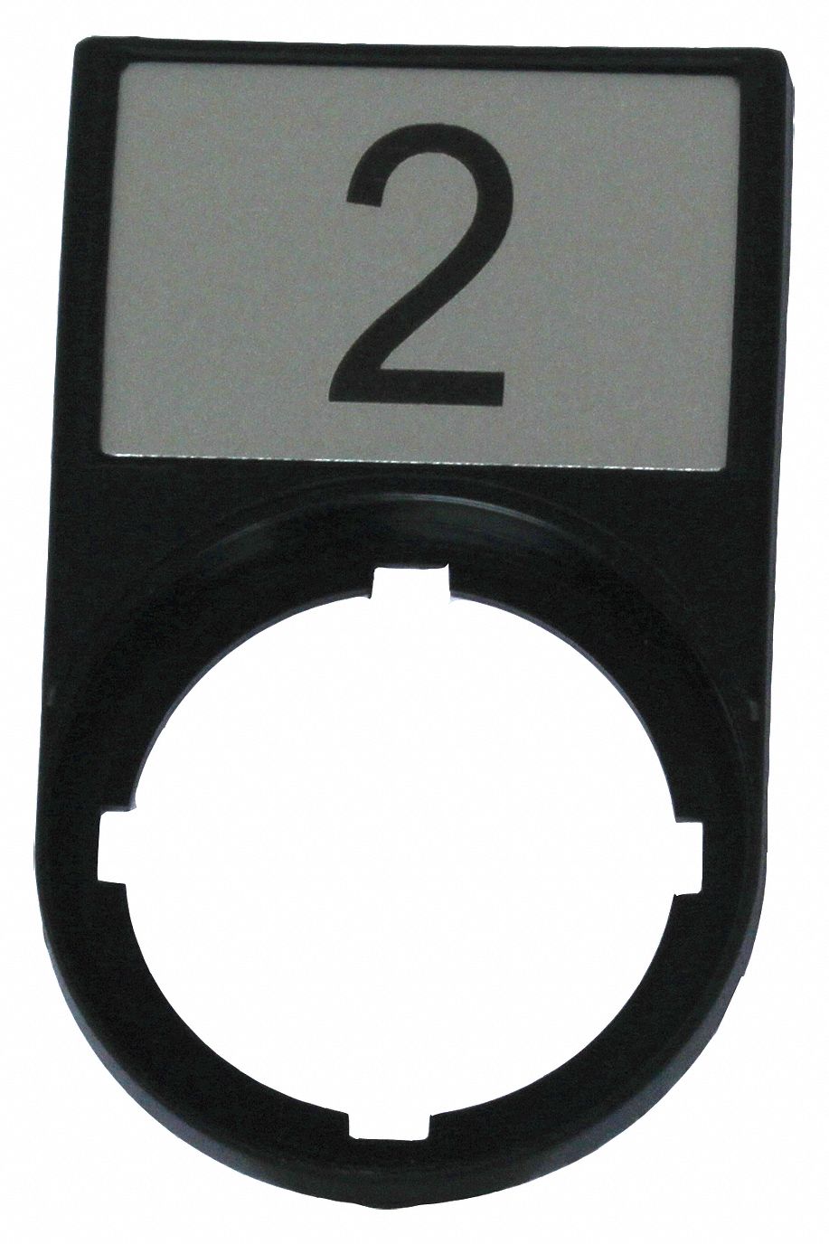 LegendPlate 2 Black/Black Rectangular