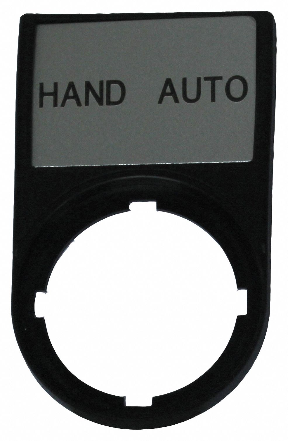 LegendPlate HandAuto Blk/Blk Rectangular
