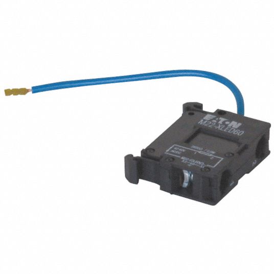 EATON LED Resistor, Black, Polyester, Size 22 mm 30XF42M22XLED60