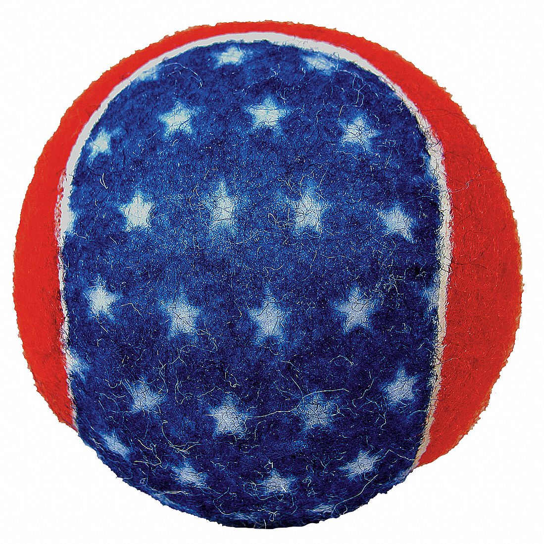 Rubber and Felt Walker Balls, US Flag Pattern, 1 EA
