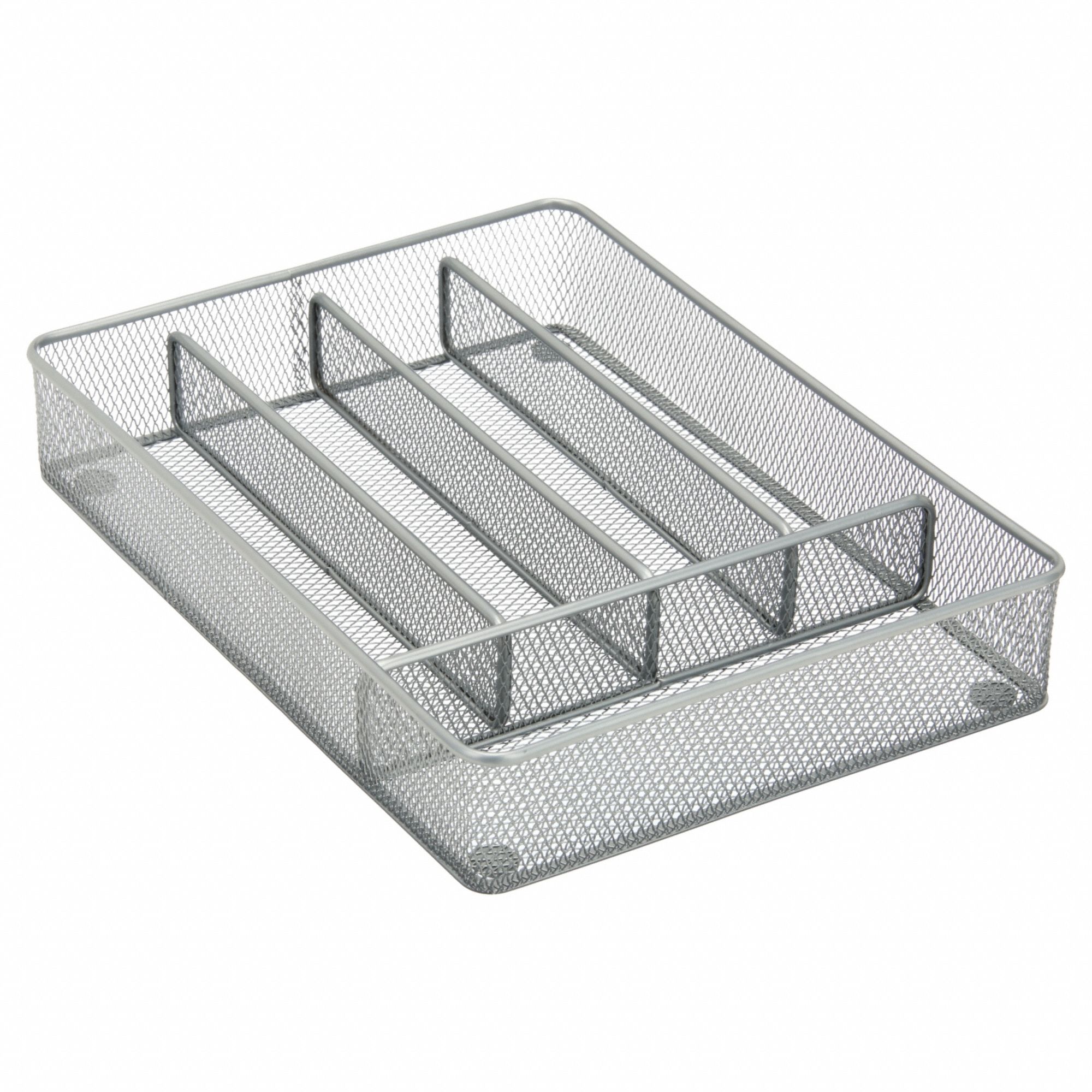 HONEY-CAN-DO, 5 Compartments, 12 in Overall Lg, Cutlery Tray - 30XN03 ...