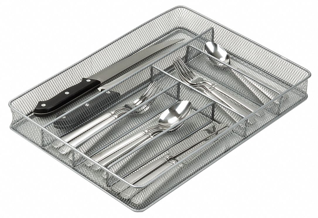 30XN04 - Cutlery Tray 6 Compartments Silver