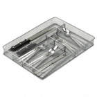 CUTLERY TRAY,6 COMPARTMENTS,SILVER