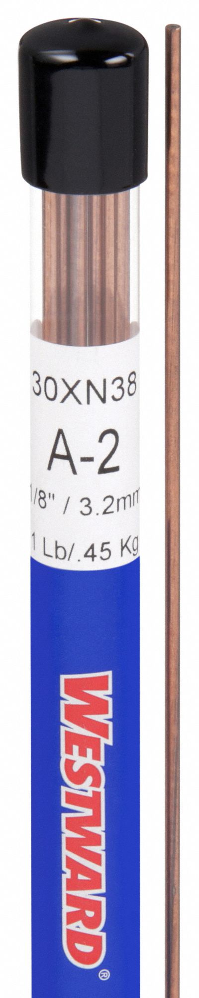 TIG Welding Rod: Tool Steel, A-2, 1/8 in x 36 in, 1 lb