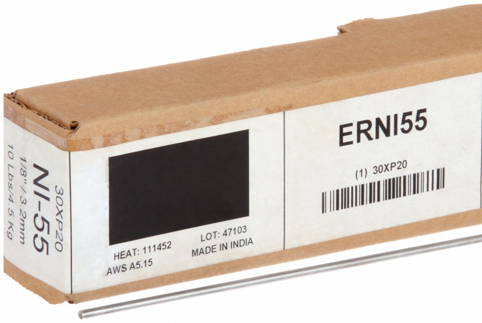 TIG Welding Rod: Cast Iron, Not Classified, 1/8 in x 36 in, 10 lb