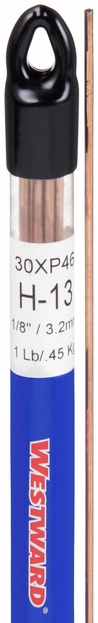 TIG Welding Rod: Tool Steel, H-13, 1/8 in x 36 in, 1 lb