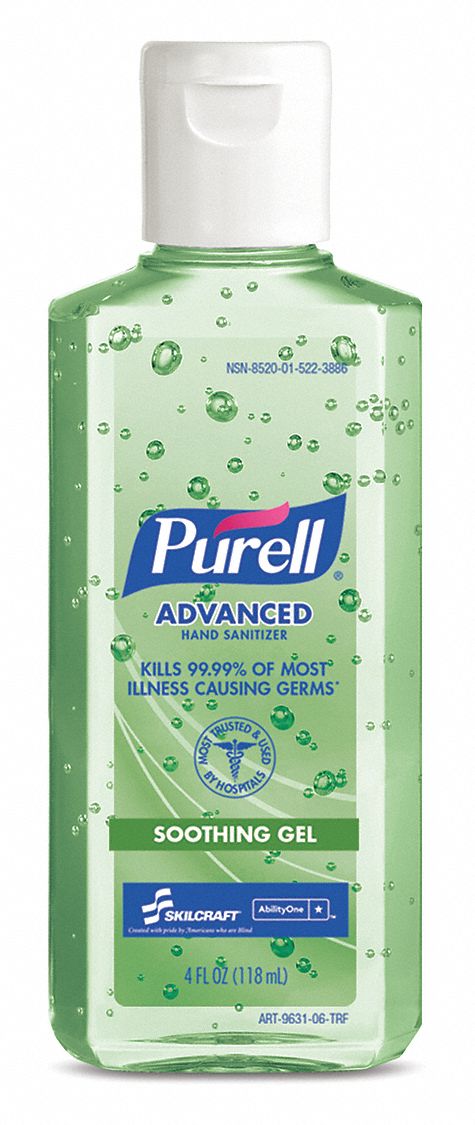 ABILITY ONE, Gel, Squeeze Bottle, Hand Sanitizer - 30XR20