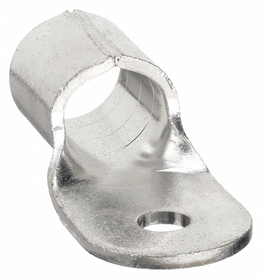 RING TERMINAL, BARE, ¼ IN STUD SIZE, 2/0 AWG TO 2/0 AWG WIRE SIZE RANGE