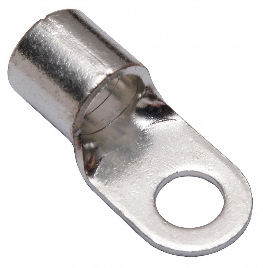 Burndy Ring Terminal Bare In Stud Size Brazed Degrees F In Overall Lg Bare