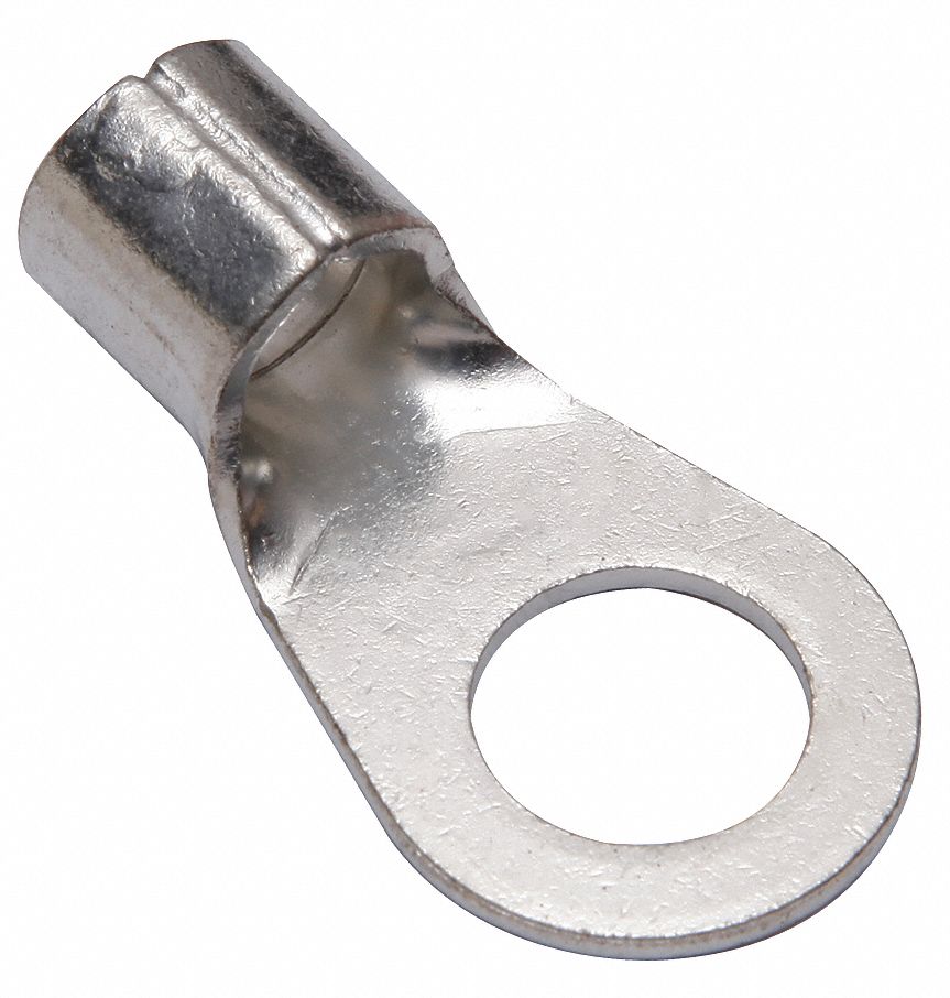 Burndy Ring Terminal Bare In Stud Size Brazed Degrees F In Overall Lg Bare