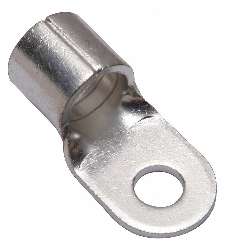 Burndy Ring Terminal Bare In Stud Size Brazed Degrees F In Overall Lg Bare