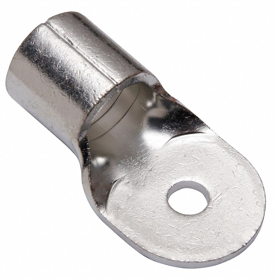 Ring Terminal: Bare, 1/2 in Stud Size, 500 kcmil to 600 kcmil Wire Sizes, 600 V