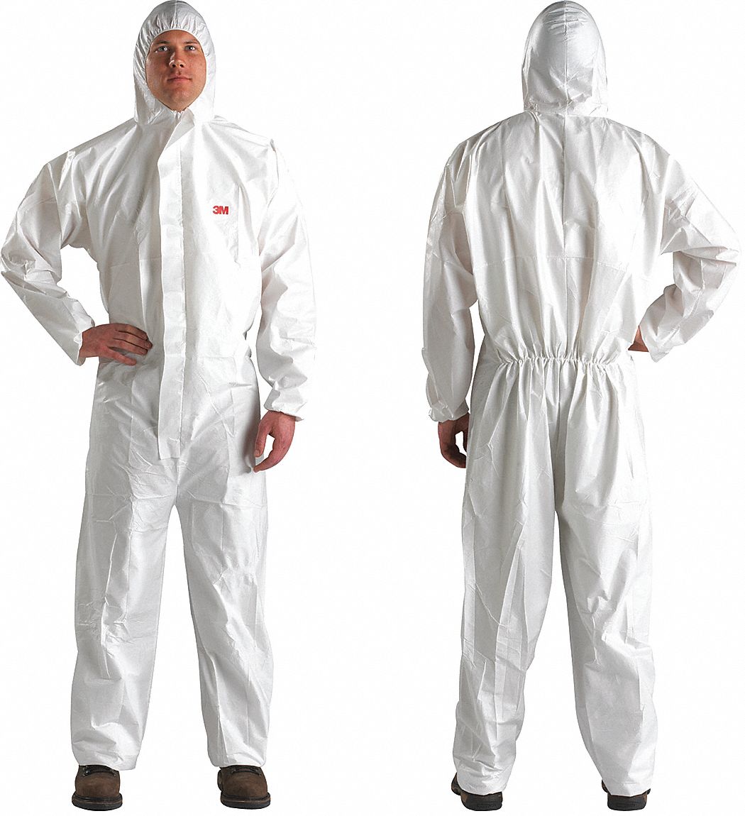 Details about   XL Disposable Coveralls Anti Static Hazard SMS Type 5/6 Hooded Tyvek 3M  DuPont 