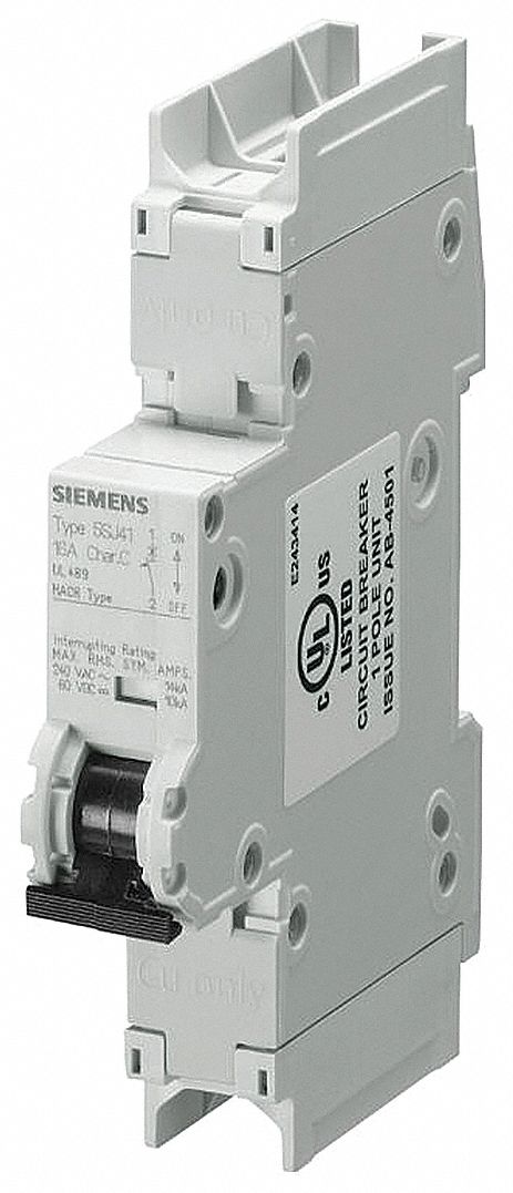 Mini Circuit Breaker, 3A, 1 Pole, D, 240V