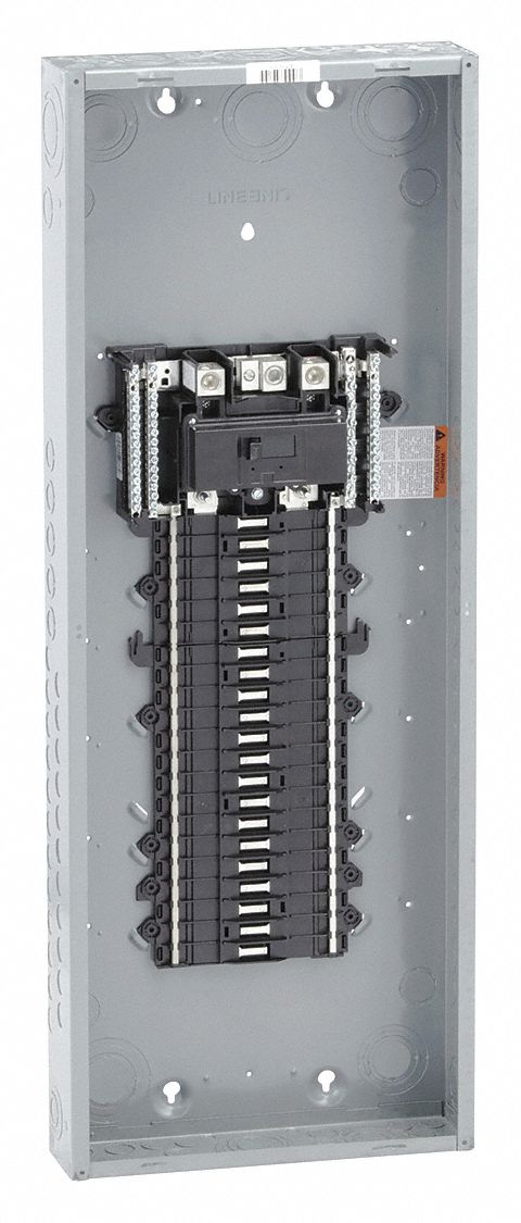 Load Center: 200 A Amps, 120/240V AC, 42 Spaces, 22kA, 0 Max. No. of Tandem Breakers, Indoor