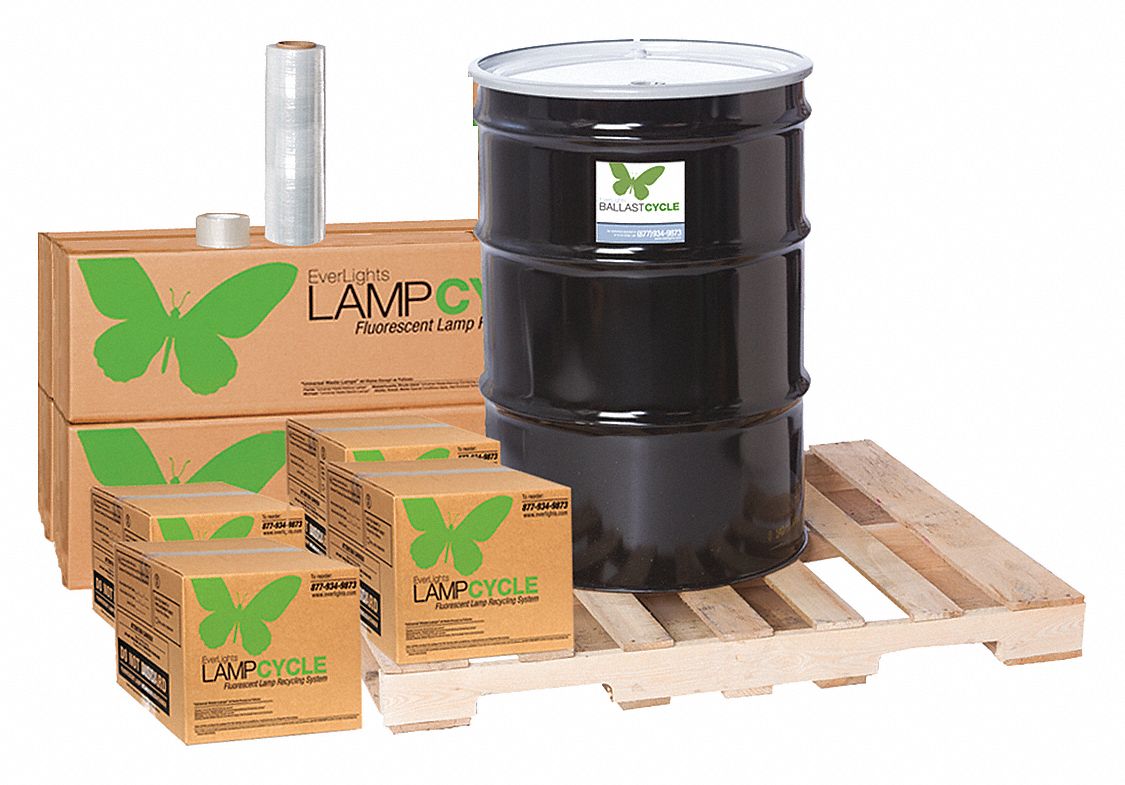 Lighting Recycling Kit: For HID/CFL Lighting Technology, Prepaid Disposal Included