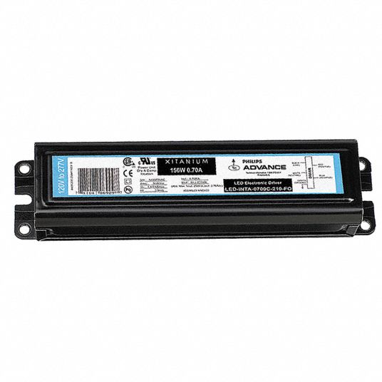 LED Driver, 347 to 480V AC Input Voltage, 60-210 V DC Output Voltage, 0 ...