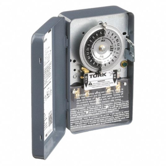 TORK, 24 hr, 120V AC, Electromechanical Timer - 30YJ38|1103B - Grainger