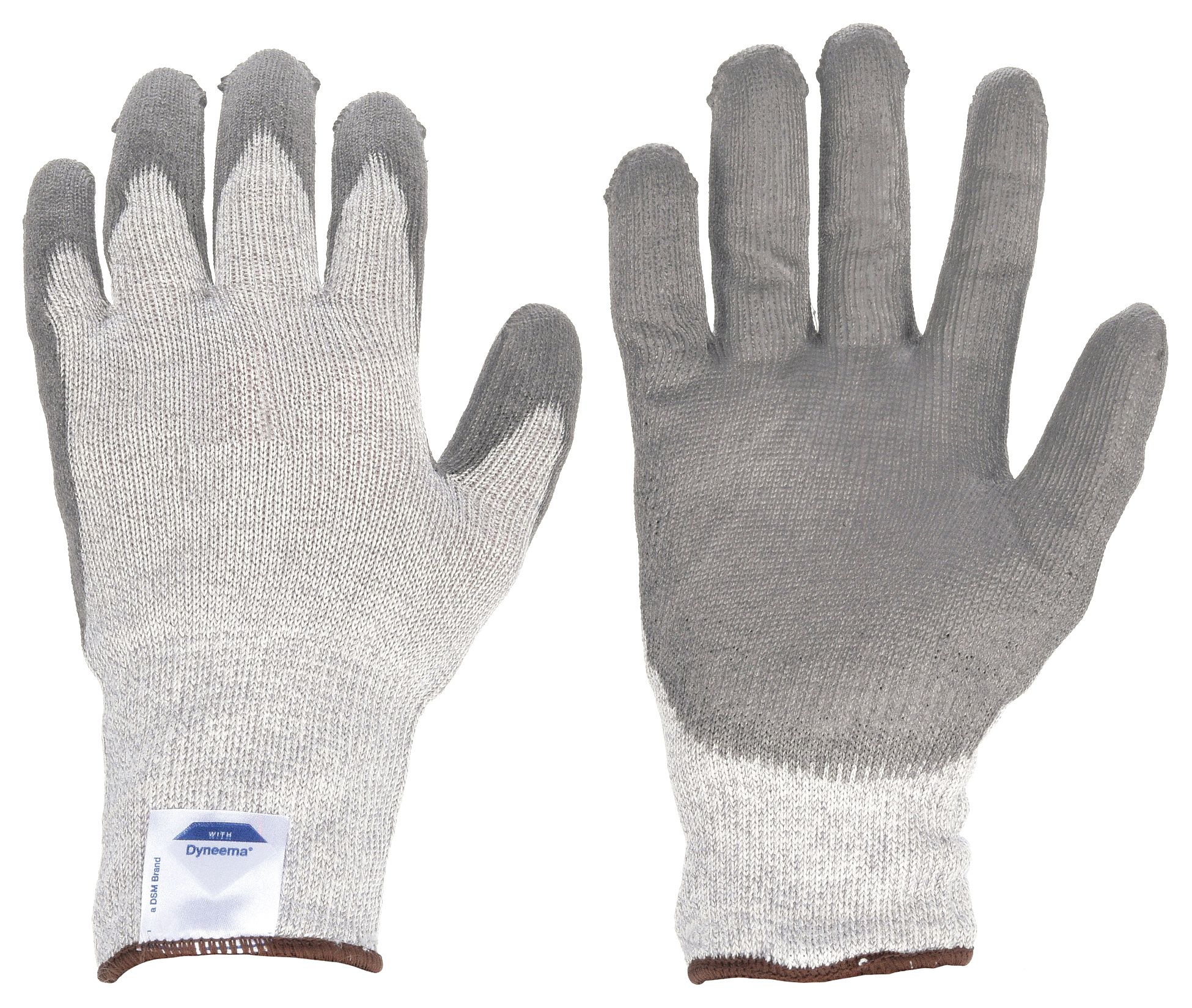 COATED GLOVES, XL (10), ANSI CUT LEVEL A5, DIPPED PALM, PUR, SMOOTH, GREY