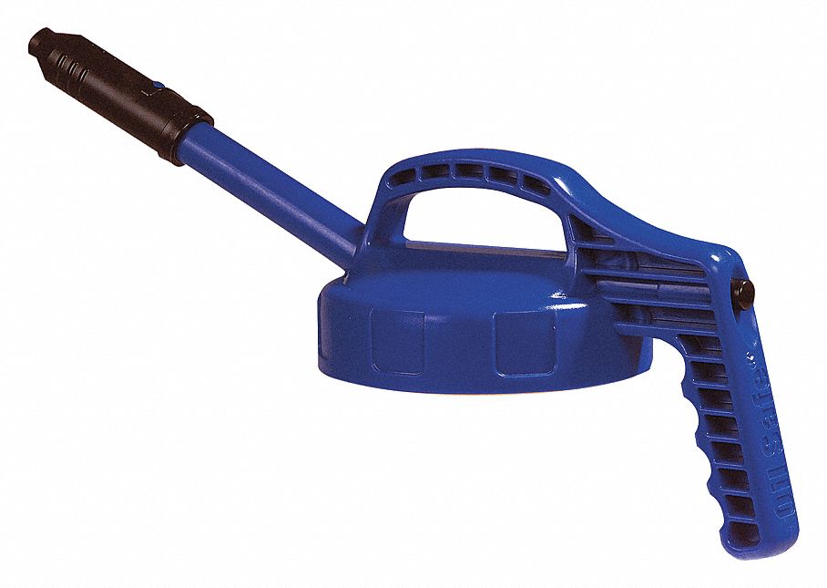 LID STRETCH SPOUT W/0.5 BLUE