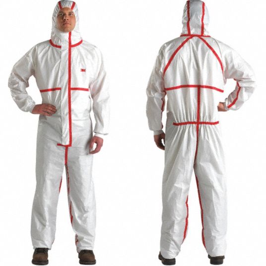 3M Hooded Disposable Coveralls, Cleanroom Class ISO 1 and above
