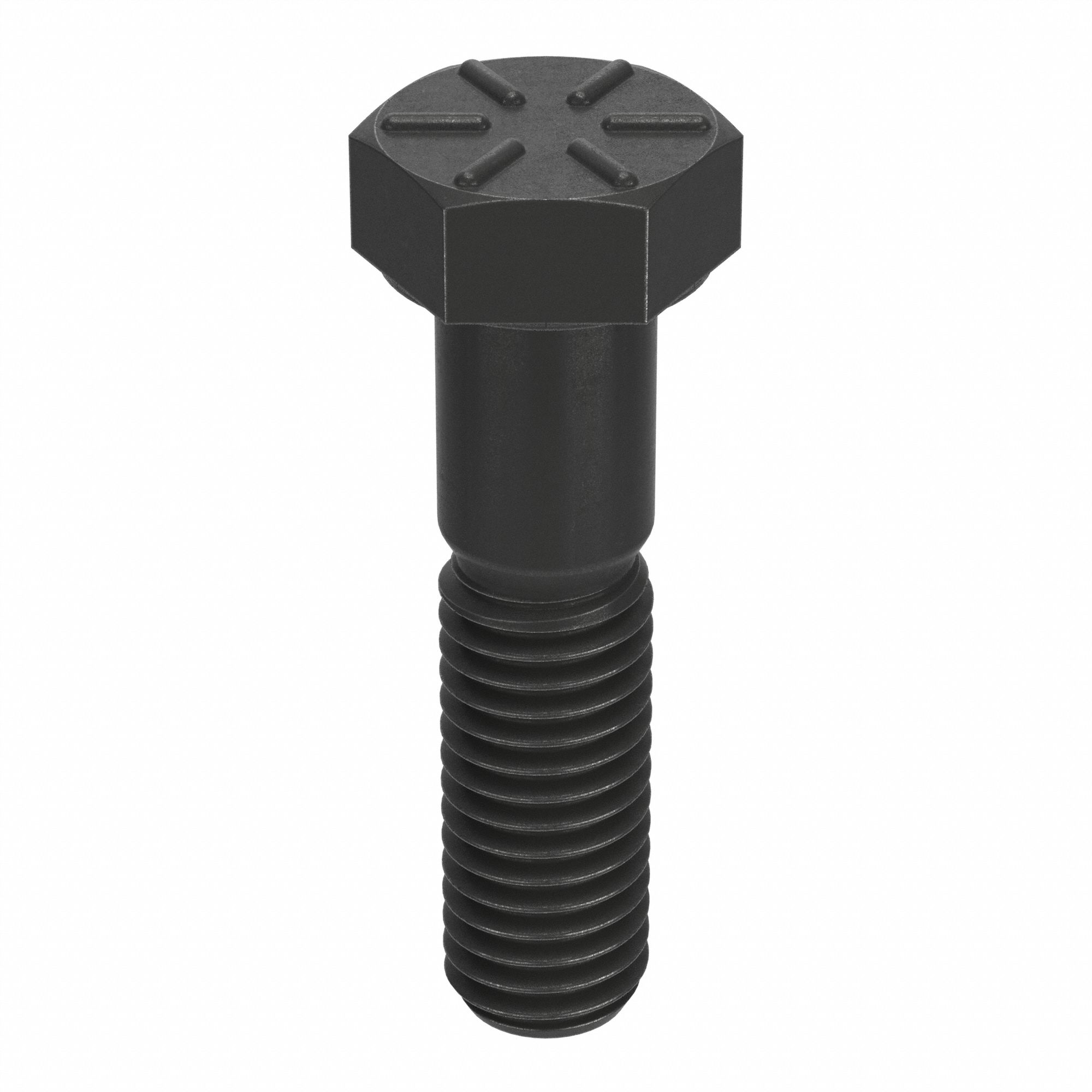 Hex Head Cap Screw: Steel, Grade 8, Black Oxide, 1/2"-13, Coarse, 2 1/2 in lg, 3/4 in Head Wd, 10 PK