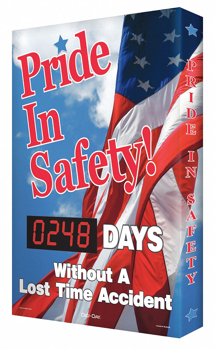 Electronic Scoreboard: Aluminum, Mounting Holes Sign Mounting, 28 in x 20 in Nominal Sign Size