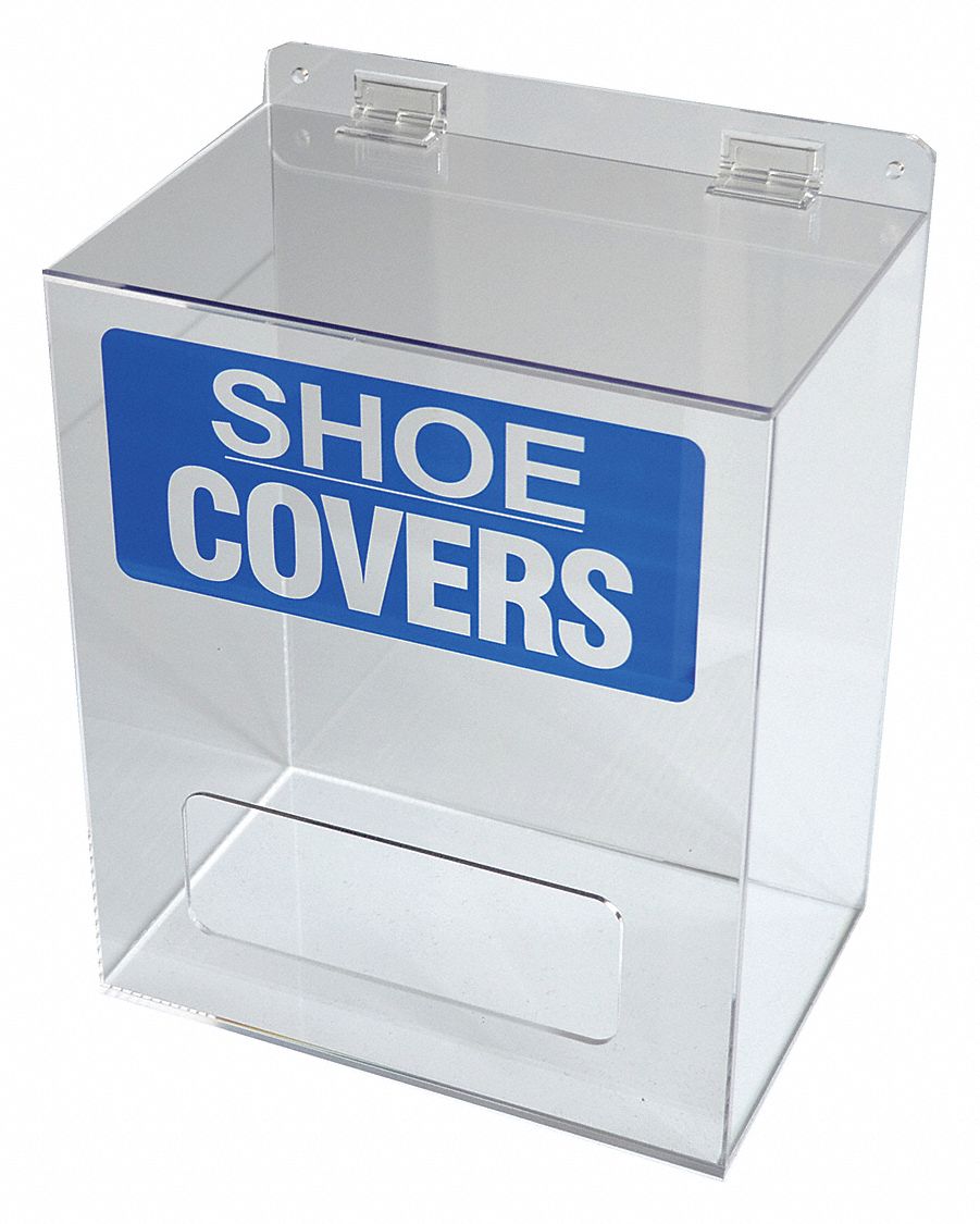 PROTECTION DISPENSER,ACRYLIC,12 IN H