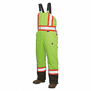INSULATED PLYOX SAFETY OVERALL,FLGR,XS