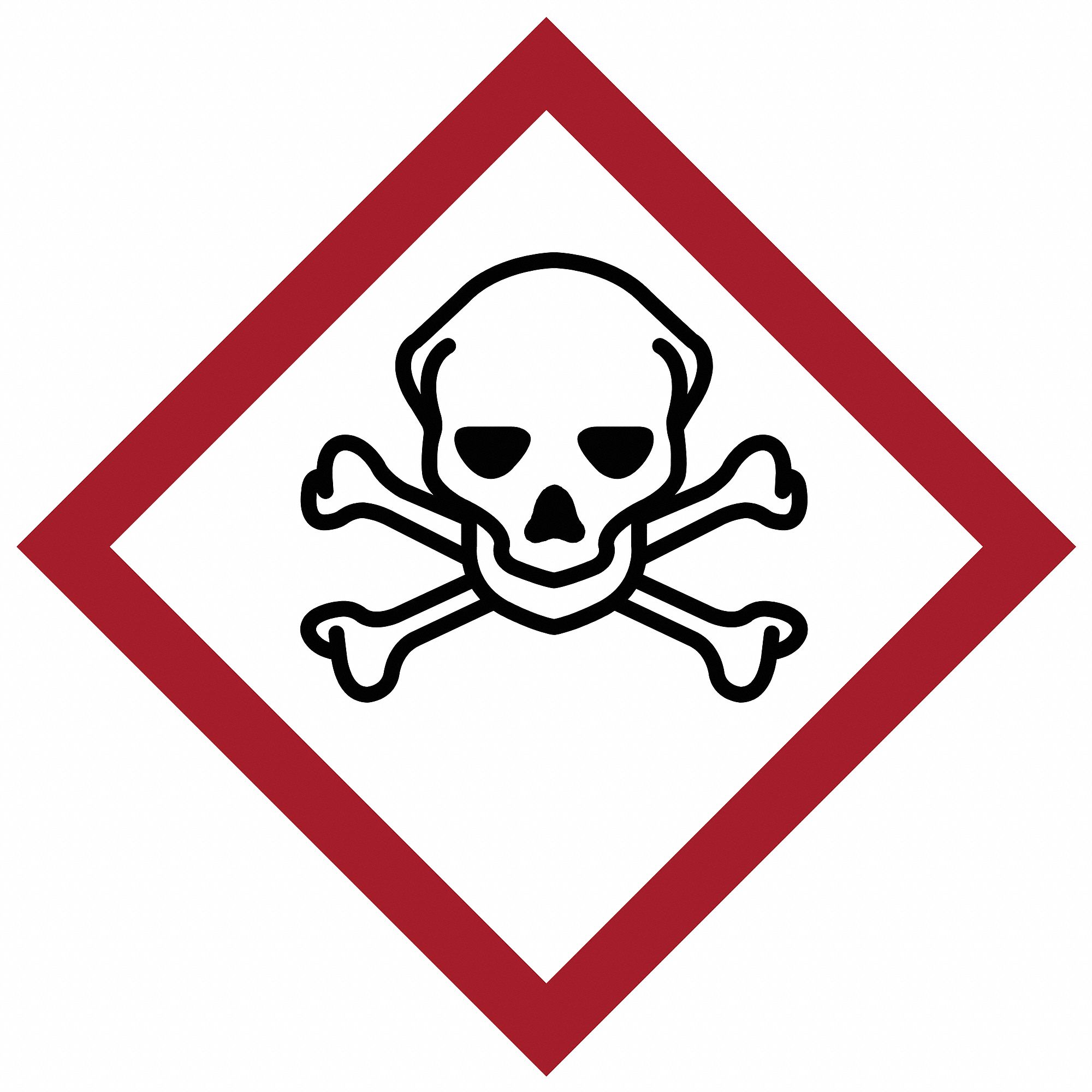 GHS SEVERE TOXIC LABL, 5/8, 39/CARD