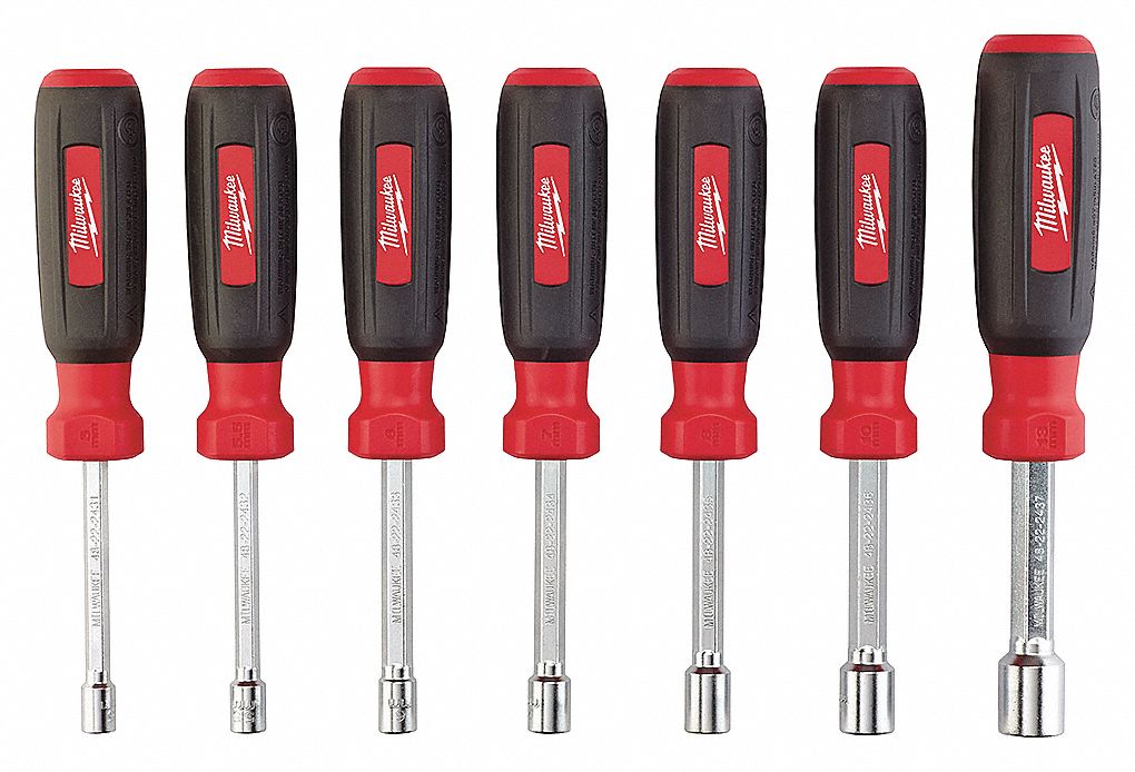 7 PC METRIC NUT DRIVER SET