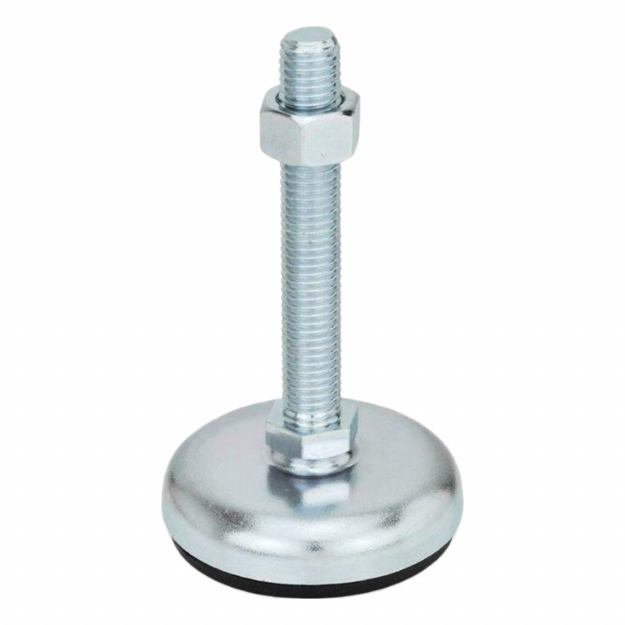 Male-End Leveling Mount: Swiveling Stud, 1/2"-13 Thread Size, 1.97 in, 2, 698 lbf Capacity