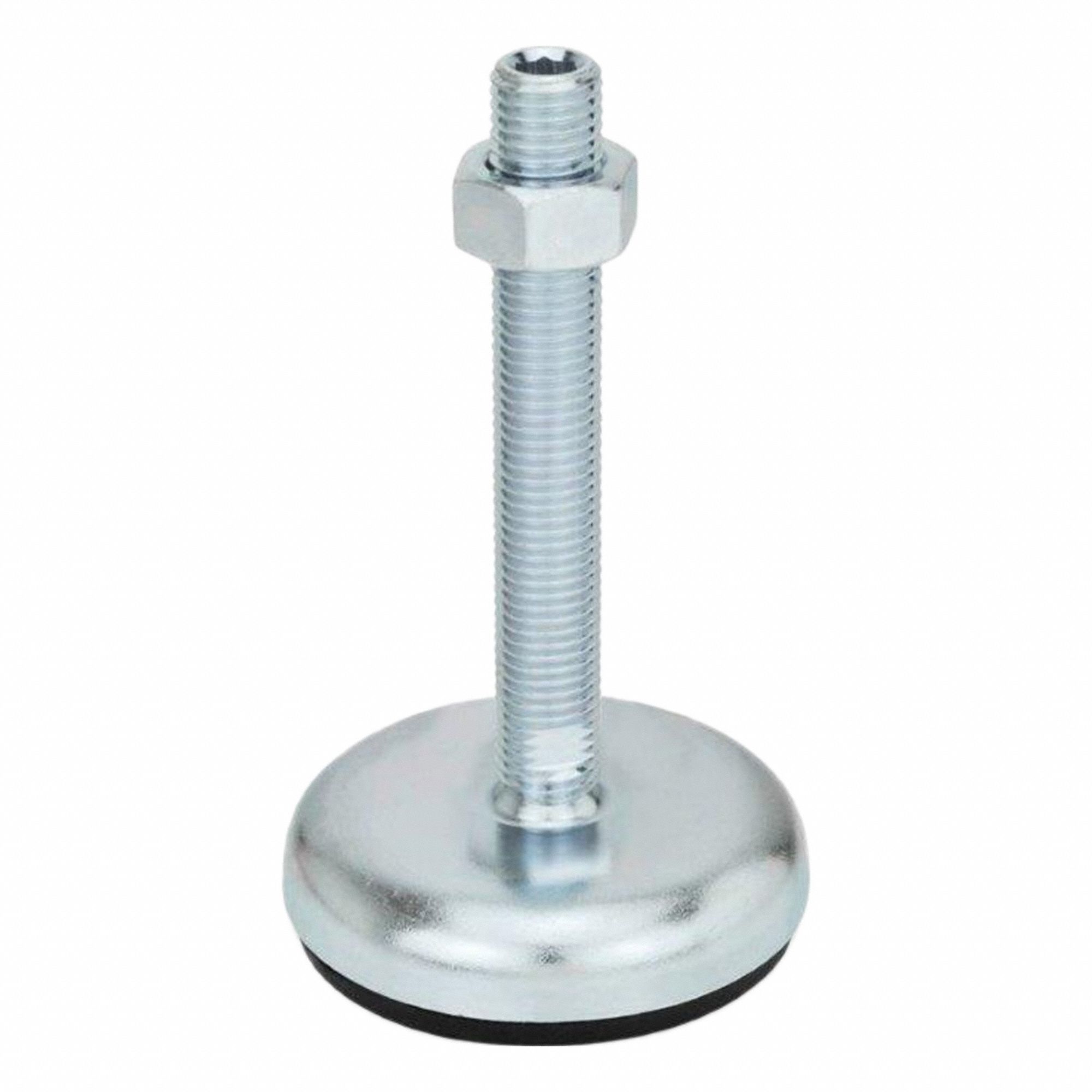 Male-End Leveling Mount: Swiveling Stud, 3/4"-10 Thread Size, 3.15 in, 2, 473 lbf Capacity
