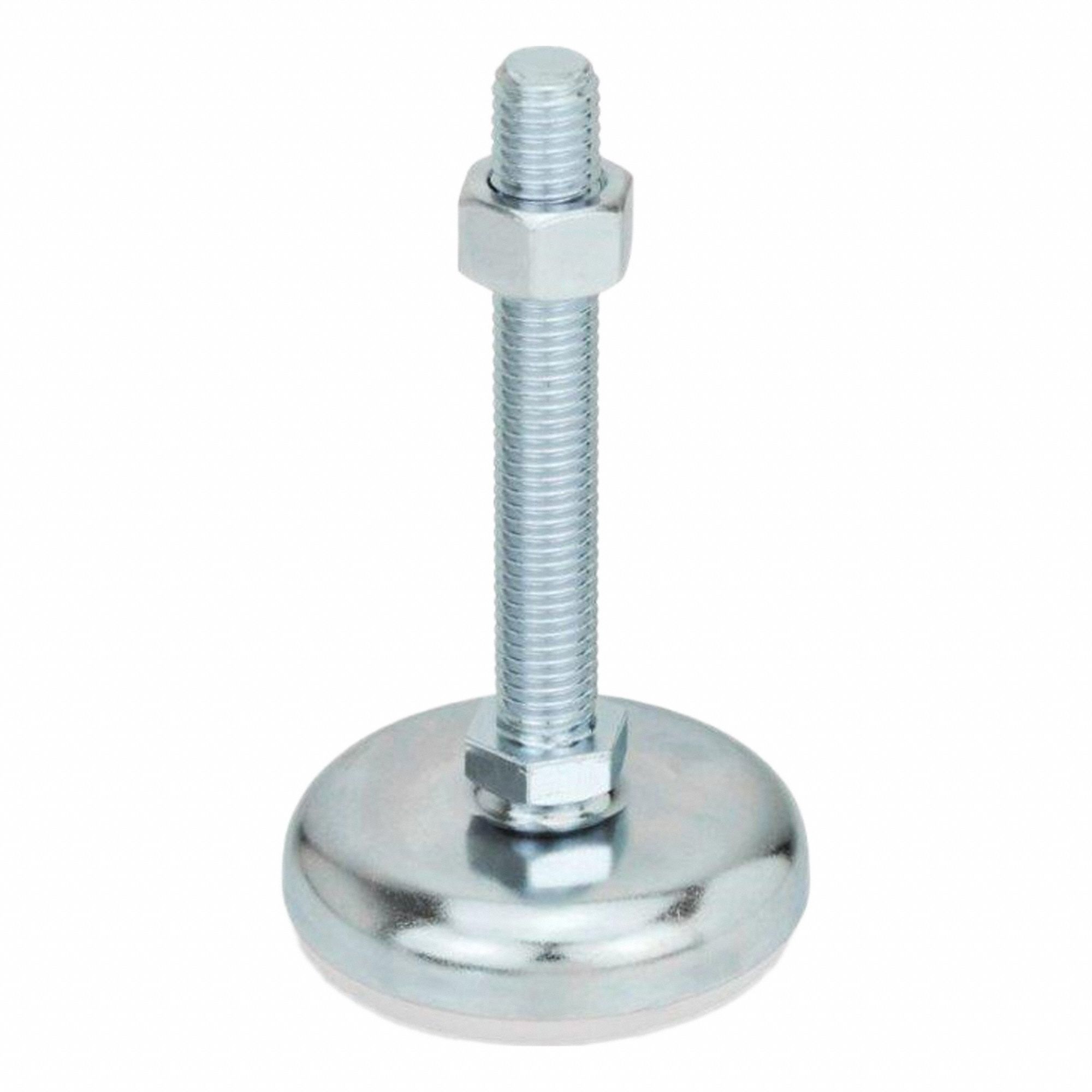 Male-End Leveling Mount: Swiveling Stud, 1/2"-13 Thread Size, 1.97 in, 2, 698 lbf Capacity