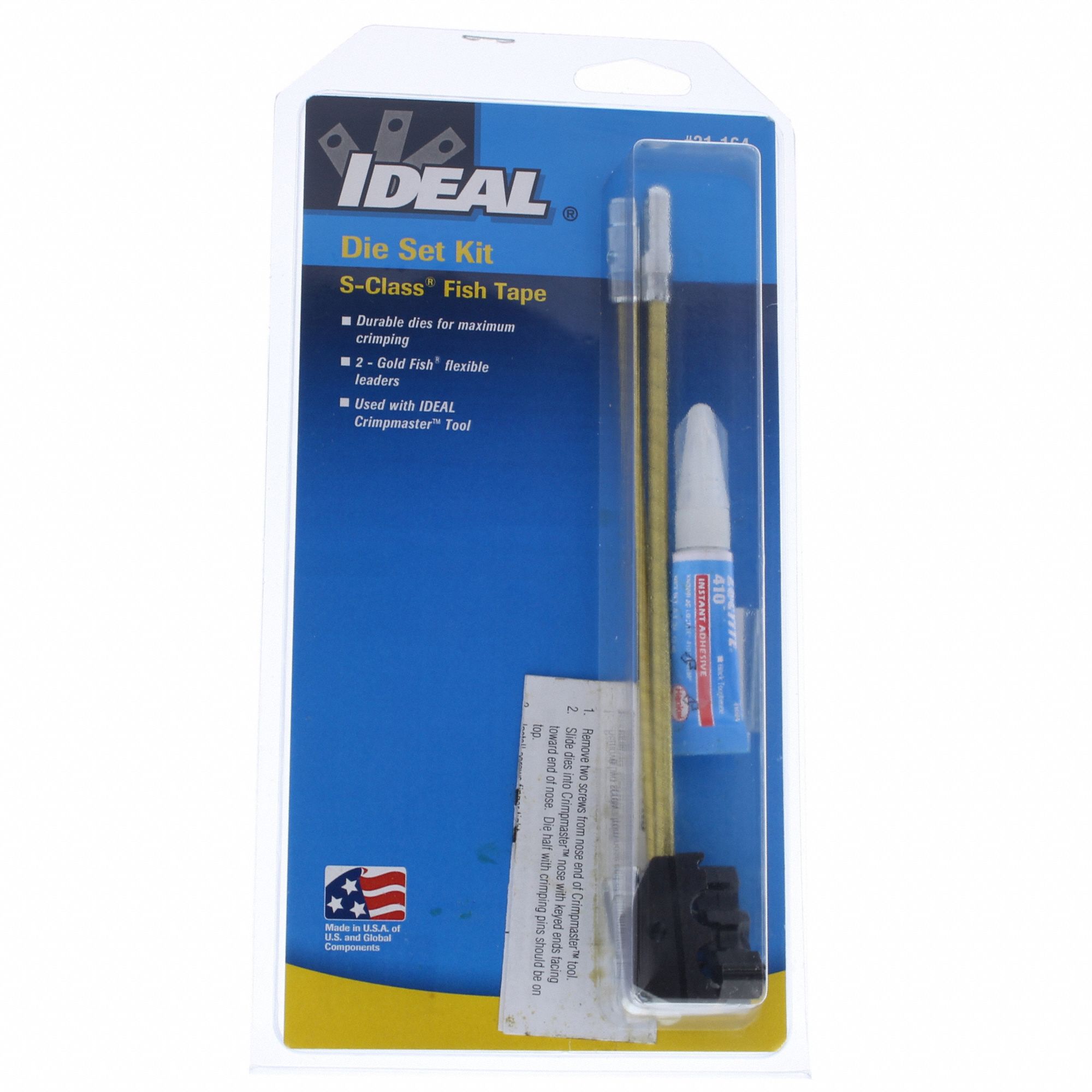 IDEAL Fiberglass Fish Tape Repair Kit 24 AWG 10 AWG, 31156, Steel