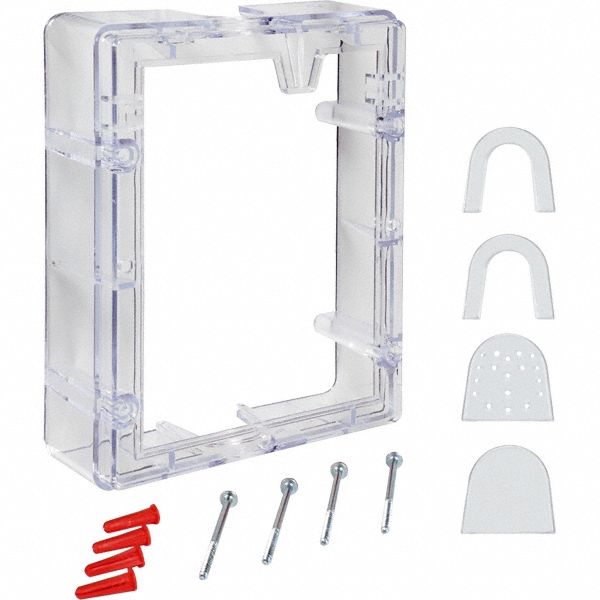 Pull Station Guard Spacer Polycarbonate