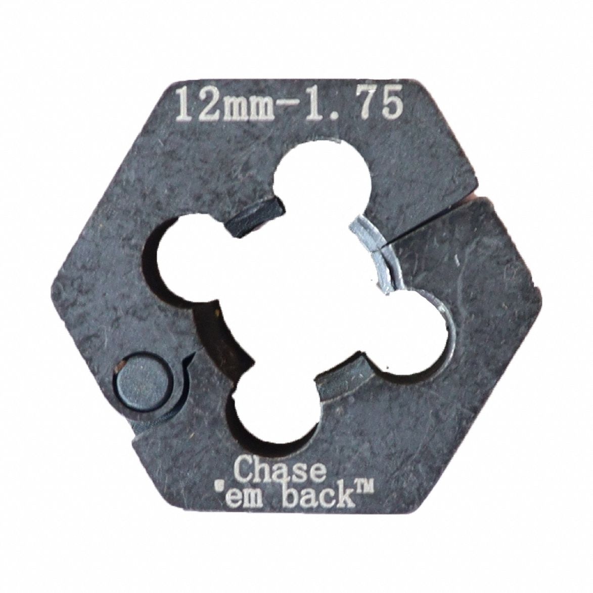 Automotive Rethread Die: Thread Repair Die, 1 in Overall Lg, 1 1/8 in Overall Wd, Steel, 1 Die