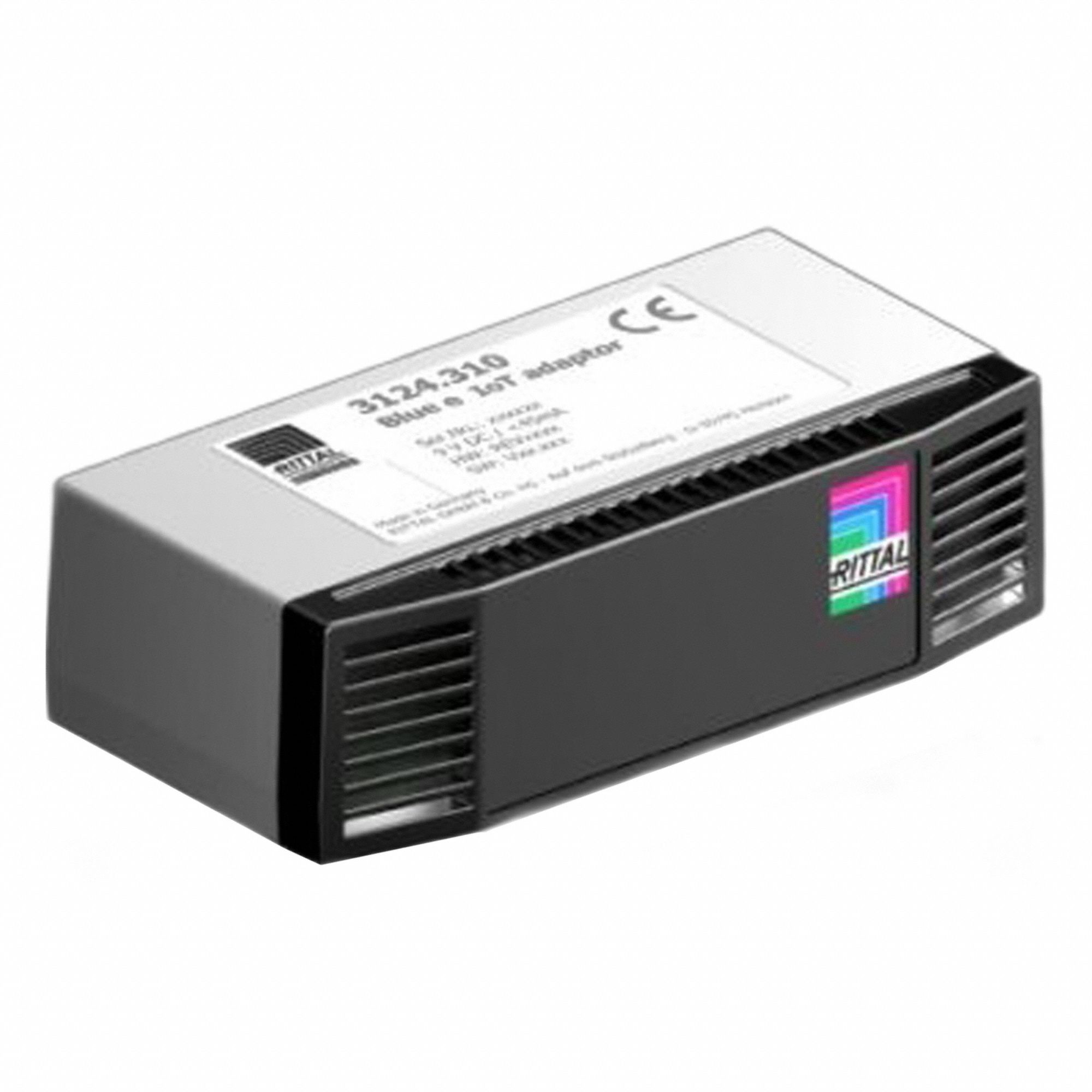 RITTAL IoT Adapter: 3124310, 1 1/8 in x 3 1/8 in. Key specifications — Product Type: IoT Adapter; Manufacturer Part Number: 3124310; Brand: RITTAL; IP Rating: IP30; Includes: Mounting Bracket.