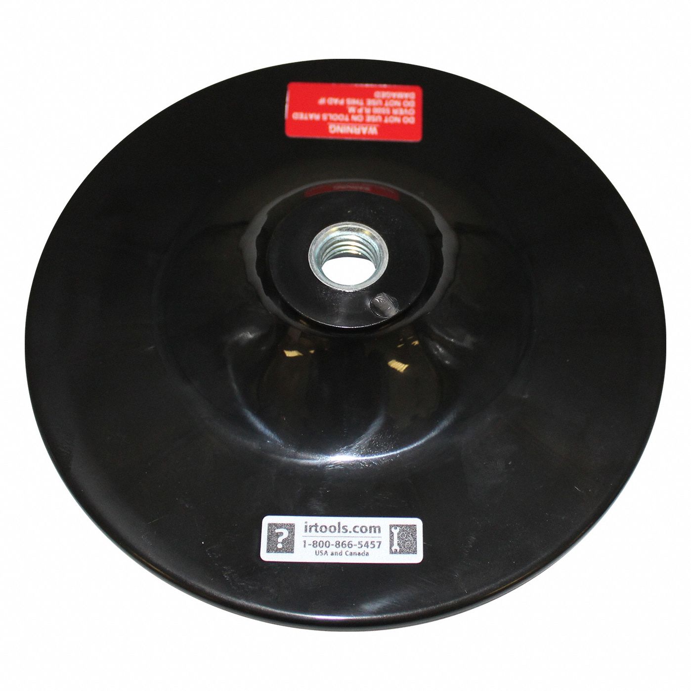 Sander Backing pad: 7 in Wd, Round, Adhesive-Backed, Medium, For 311A, Rubber