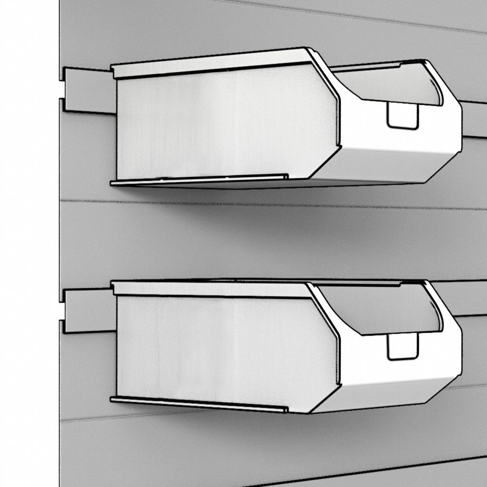 GIANT OPEN HOPPER BIN STORAGE SYSTEM, Bin Green, Size D x W x H: 12 x 36 x  75, Qty. - Bins Product No.: 36-HQUS230, 12-HQUS240, No. Shelves: 10