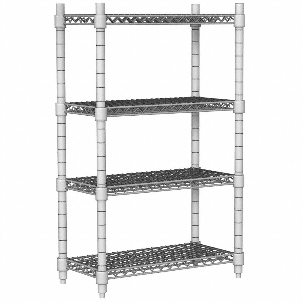 Lorell Acrylic Shelf Liner For Industrial Wire Shelving 48 W x 18